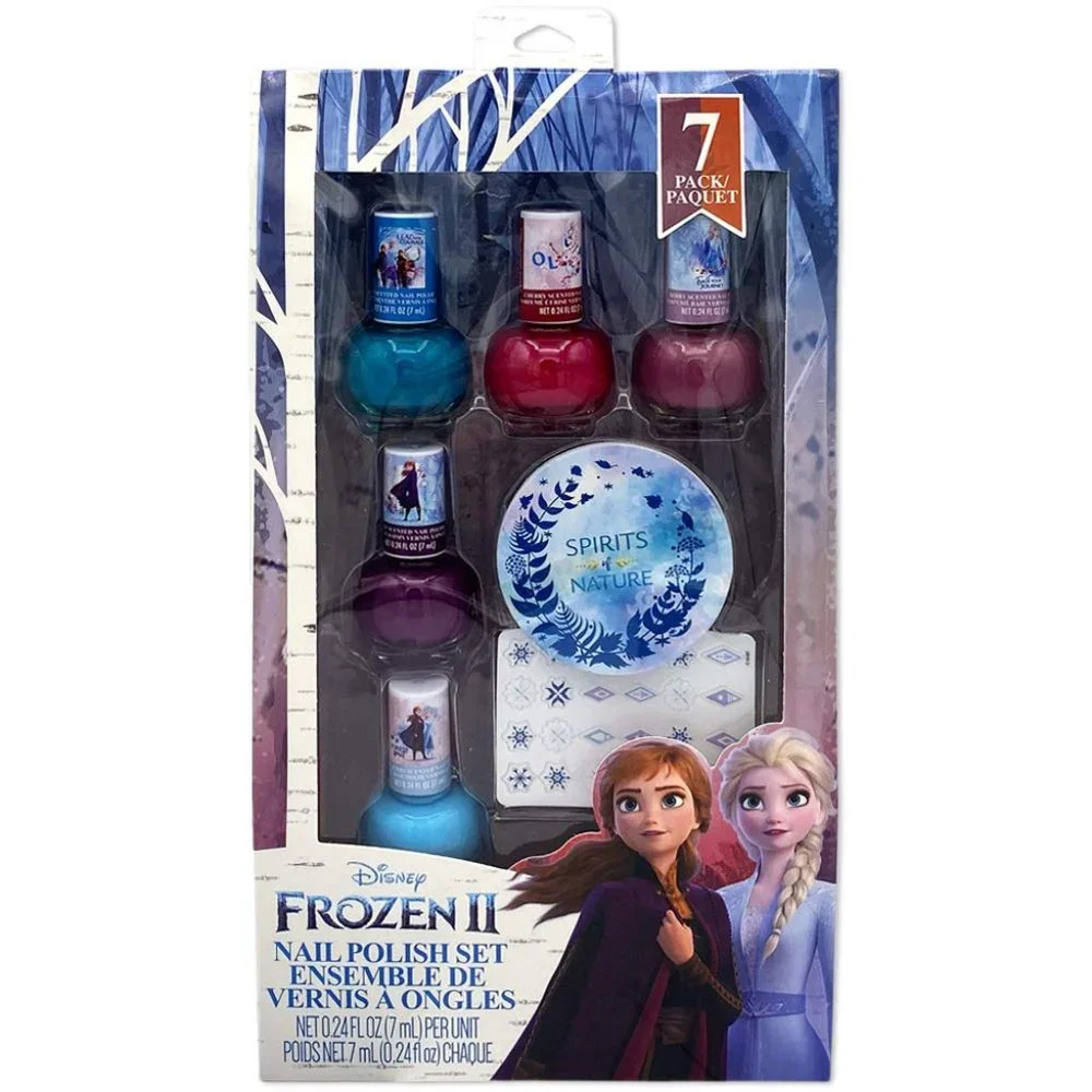 Disney Frozen Nail Polish Set Scented Nail Polish Girls Playset Pack
